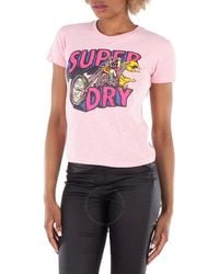 Superdry - Motor Graphic Fitted T-Shirt, Brand Size 8 (Us - Lyst