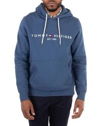 Tommy Hilfiger - Cotton-Blend Drawstring Hoodie - Lyst