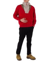 Kolor - Half Zip Pullover Sweatshirt, Brand Size 2 - Lyst