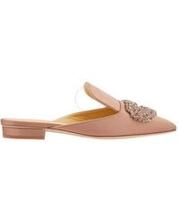 Giannico - Crystal-embellished Daphne Slippers - Lyst