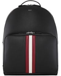 Bally - Mythos Vertical Stripe Leather Backpack - Lyst