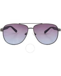 Guess Factory - Gradient Blue Rectangular Sunglasses Gf0246 11w 58 - Lyst