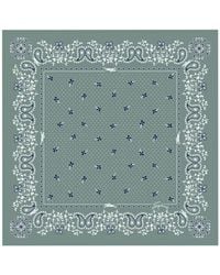 Longchamp - French Bandana Square Silk Scarf - Lyst