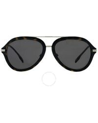 Burberry - Jude Brown Pilot Sunglasses Be4377 300273 58 - Lyst