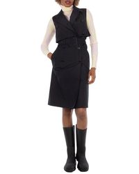 Burberry - Mona Button-Front Trench Dress, Brand Size 4 Us - Lyst