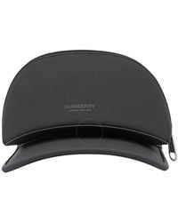 Burberry - Zip Detail Visor Hat - Lyst