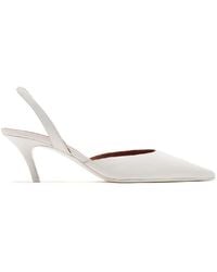 AMINA MUADDI - Sofia Sling Leather Pumps - Lyst