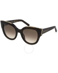 Philipp Plein - Brown Gradient Cat Eye Sunglasses Spp026s 0722 53 - Lyst