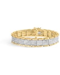 Haus of Brilliance - 10K 5.00 Cttw Round-Cut Diamond Link 7" Bracelet (J-K Color, I1-I2 Clarity) - Lyst