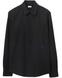 Burberry - Long-Sleeved Cotton Ekd Dress Shirt, Brand Size 41 (Neck - Lyst