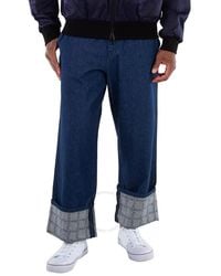 JW Anderson - Logo Grid Turn Up Workwear Jeans, Brand Size 48 (Waist - Lyst