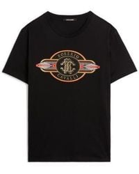 Roberto Cavalli - Rc Logo Graphic T-Shirt - Lyst