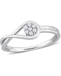 Amour - Diamond Accent Infinity Promise Ring - Lyst