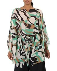 Roberto Cavalli - Ladies Agate Macro Tiger Twiga Kaftan, Brand Size 38 (Us - Lyst