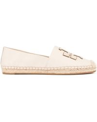 tory burch espadrille white