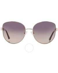Guess Factory - Gradient Smoke Cat Eye Sunglasses Gf6172 32b 59 - Lyst