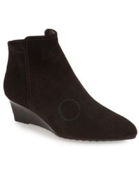 Tod's - S Suede Wedge Bootie - Lyst