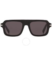 Dior - Grey Navigator Sunglasses Blacksuit N2i Dm40060i 01a 52 - Lyst