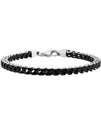 Robert Alton - Stainless Steel And Franco Chain Bracelet - Lyst