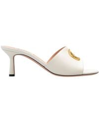 Bally - Geha 65 Leather Sandals, Brand Size 37.5 Us - Lyst