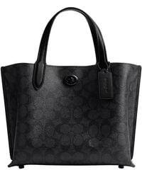 COACH - Signature Canvas Willow Tote Bag - Lyst