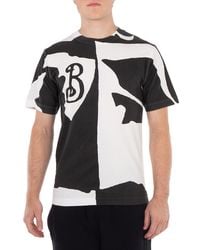 Burberry - Printed Organic Cotton T-Shirt - Lyst