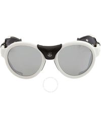 Moncler - Round Sunglasses Ml0046 21c 52 - Lyst