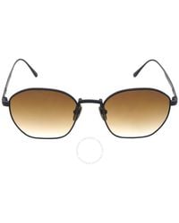 Persol - Gradient Brown Irregular Titanium Unisex Sunglasses  800251 50 - Lyst