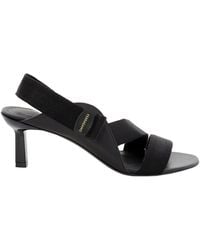 Ferragamo - Vara Bow Leather Sandal - Lyst