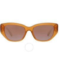 Tory Burch - Violet Mirrored Gold Rectangular Sunglasses Ty7196u 19586k 53 - Lyst