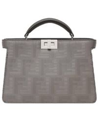 Fendi - Peekaboo Leather Crossbody Bag - Lyst