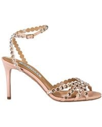 Aquazzura - Tequila Leather Sandals, Brand Size 36 (Us - Lyst