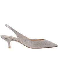 Stuart Weitzman - Eva Pointed-Toe Slingback Pumps - Lyst