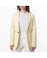 Burberry - Sherbet Tailored Blazer Jacket, Brand Size 4 Us - Lyst