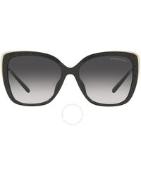 Michael Kors - Dark Gray Gradient Butterfly Sunglasses Mk2161bu 31108g 56 - Lyst