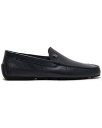 Bally - Wander Grained Leather Loafers, Brand Size 4.5 Us - Lyst