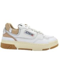 Autry - Low-Top Leather Trainer Sneakers - Lyst