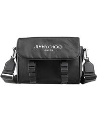 Jimmy Choo - Eli Logo Print Nylon Crossbody - Lyst