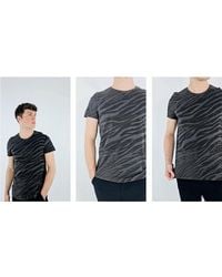 Roberto Cavalli - Animalia Print Strass Cotton T-Shirt - Lyst