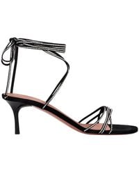AMINA MUADDI - Lori Lace Up 60 Sandals - Lyst