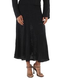 Chloé - Ladies Full Kniited Midi Skirt - Lyst