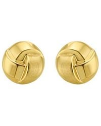 Tresorra - 14K Fancy Knot Stud Earrings - Lyst