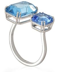 Swarovski - Millenia Open Ring, Size 52 - Lyst