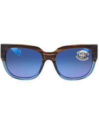 Costa Del Mar - Waterwoman Mirror Polarized Glass Sunglasses Wtw 251 Obmglp 55 - Lyst