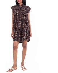 Isabel Marant - Leazali Pintucked Mini Dress, Brand Size 34 Us - Lyst
