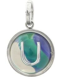 Burberry - Marbled Resin U Alphabet Charm - Lyst