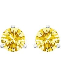 Haus of Brilliance - 14K 3-Prong Martini Set 2.0 Cttw Lab Grown Diamond Solitaire Stud Earrings - Lyst