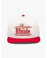 Rhude - Ivory Structured Baseball Cap - Lyst