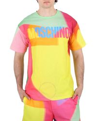 Moschino - Multi Colorblock Oversized Logo T-shirt - Lyst