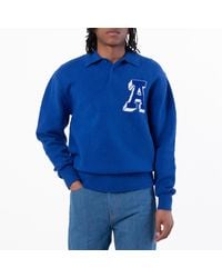Axel Arigato - Cotton-Blend Team Polo Sweater - Lyst